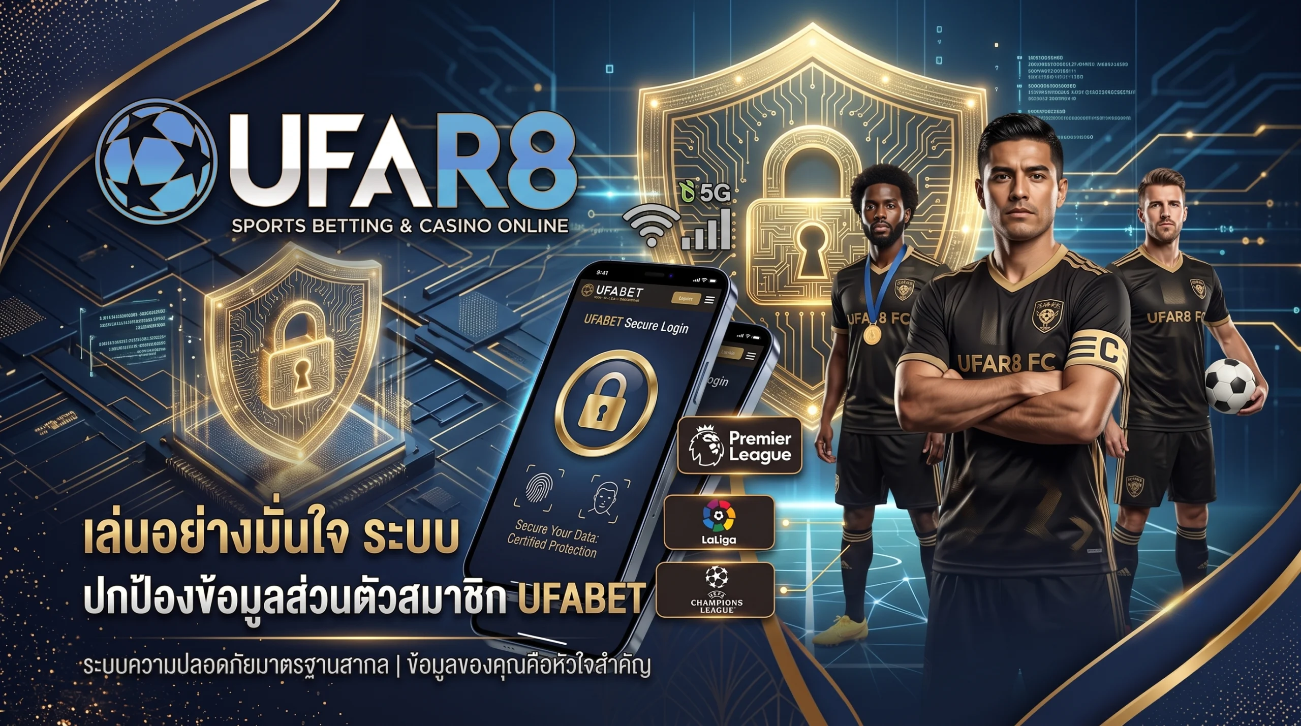 ปกป้องข้อมูลส่วนตัวสมาชิก UFABET