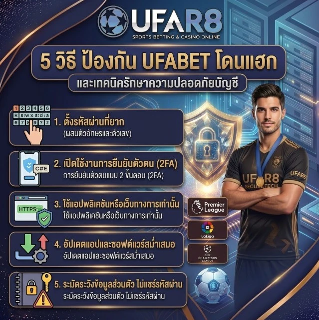 ป้องกัน UFABET โดนแฮก