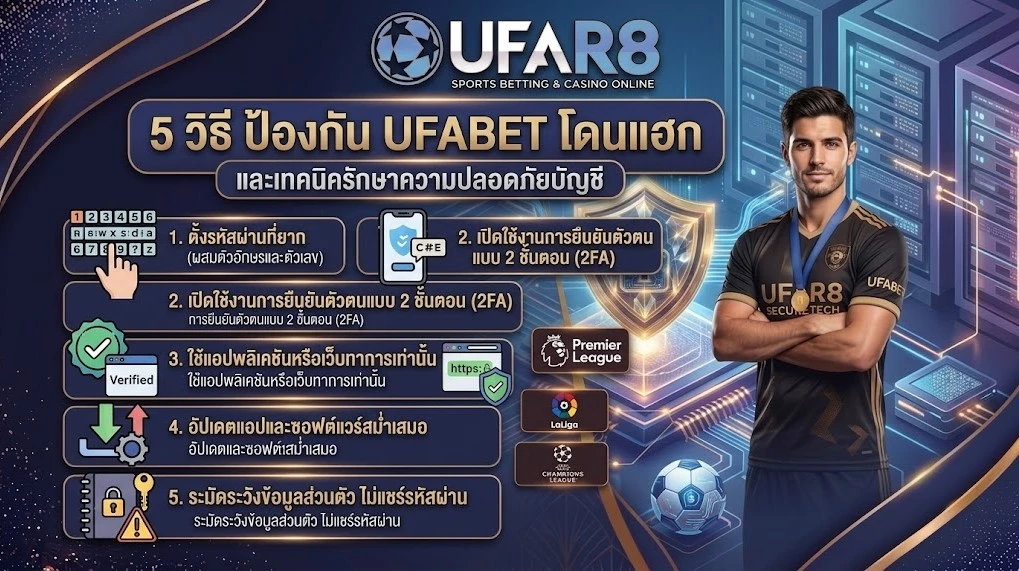 ป้องกัน UFABET โดนแฮก 